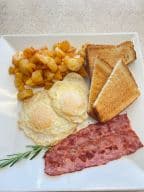 Best Two eggs, turkey bacon, home fries and toast in Croydon, PA